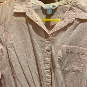 Womens long sleeve button down